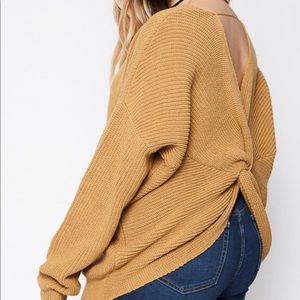 2 knot back sweaters